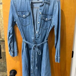 GAP Denim Shirt Dress